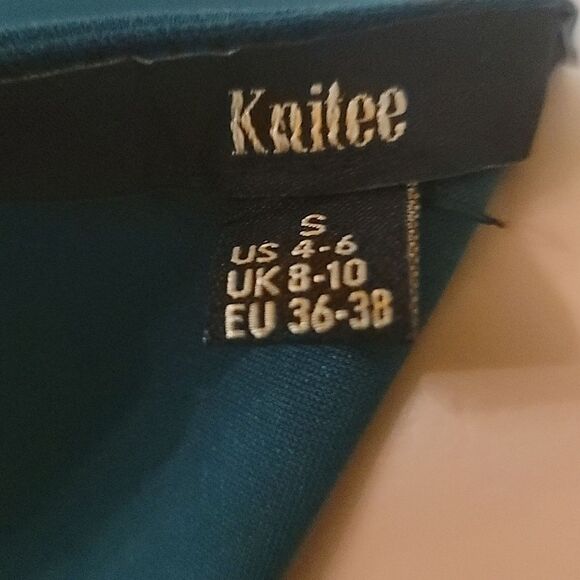 BRAND NEW KNITEE V-NECK RUFFLED ASYMMETRICAL MINI DRESS G1 - Picture 9 of 13